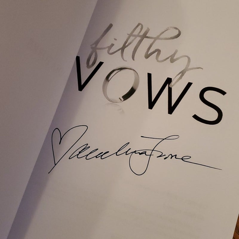Filthy Vows (signed)