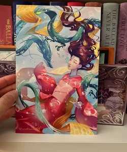 The Girl Who Fell Beneath the Sea Rosie Thorns Art Print 