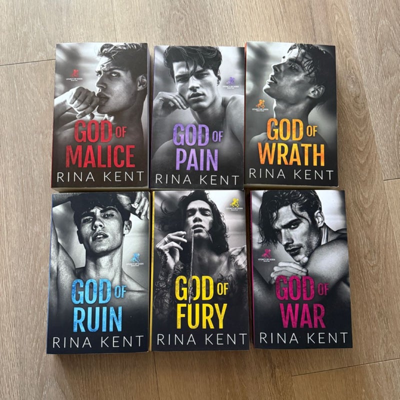 Legacy of Gods OOP paperbacks 1-6 