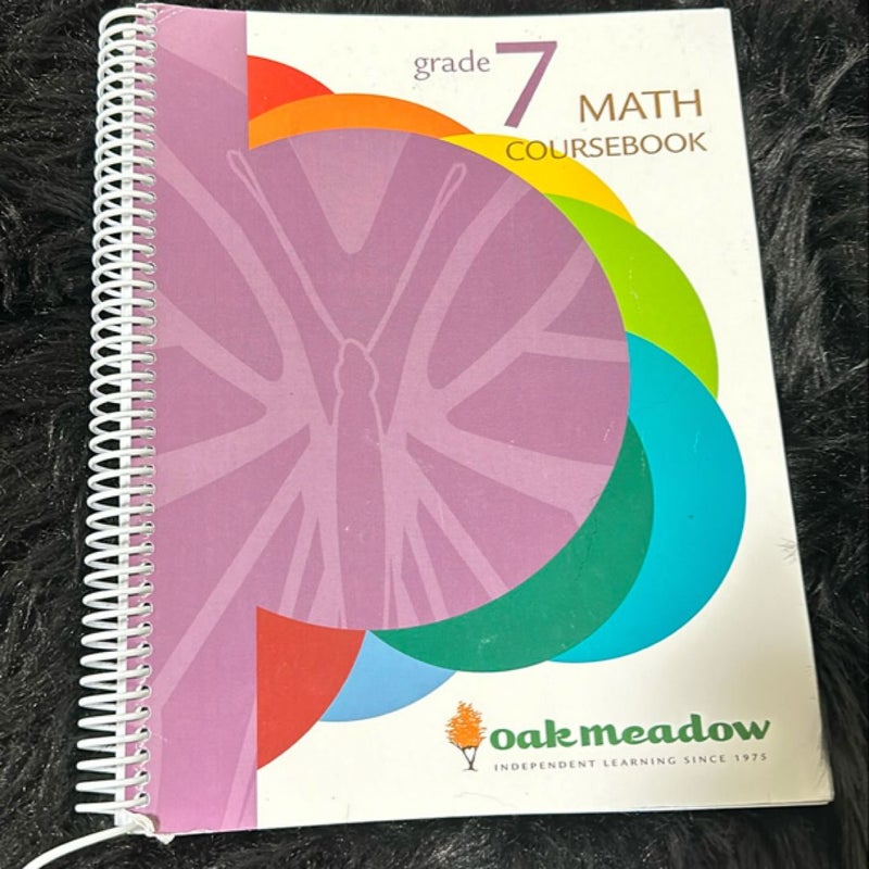 Oak Meadow Grade 7 Math Coursebook