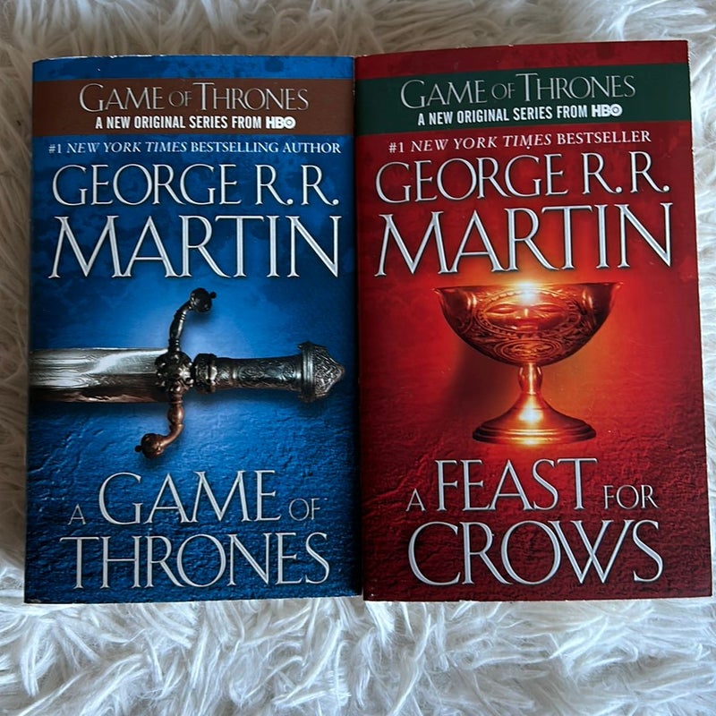 Game of Thrones books 1 & 4