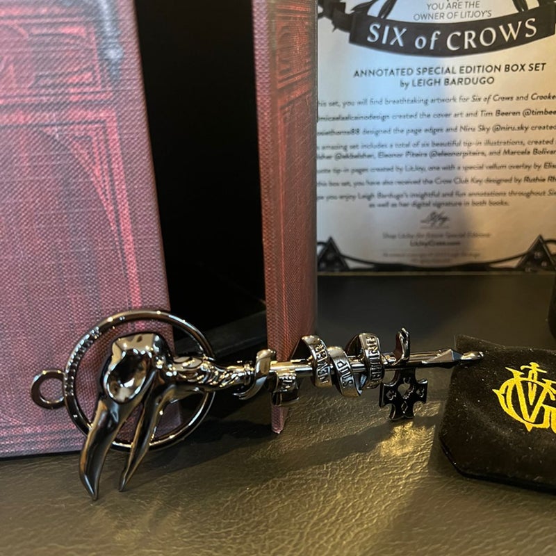 Six of Crows Duology by Litjoy Crate (Special Edition Box Set) & New Dust Jackets*