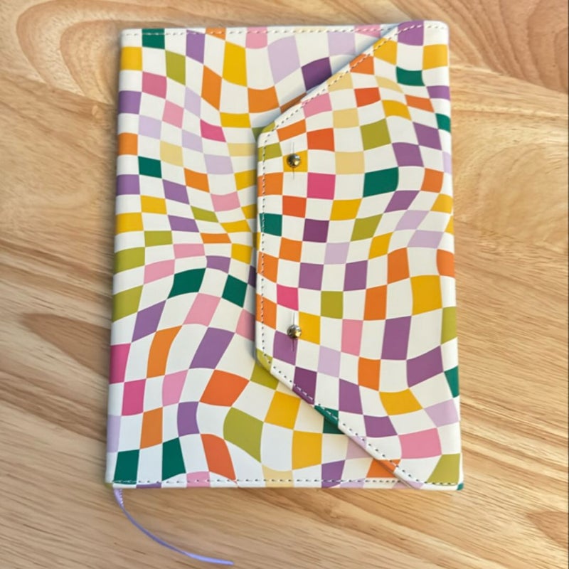 Colorful Checkered Journal