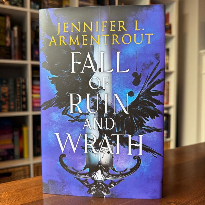 Fairyloot Exclusive Edition of Fall of Ruin and Wrath by Jennifer L Armentrout