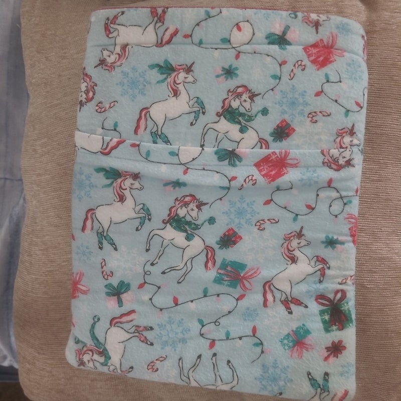 Christmas Unicorn Book Sleeve