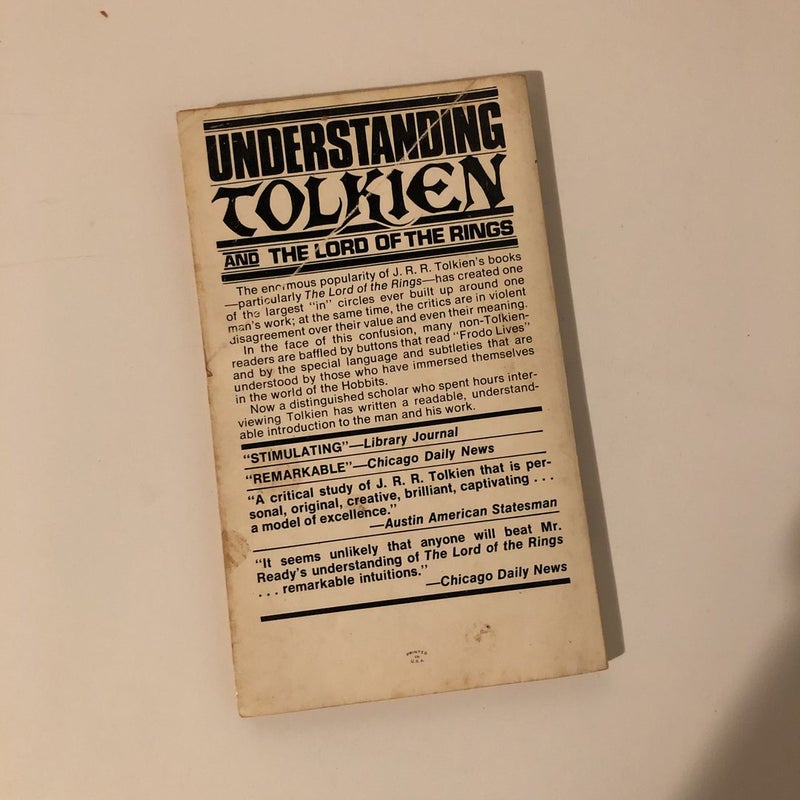 Understanding Tolkien and The Lord of the Rings 