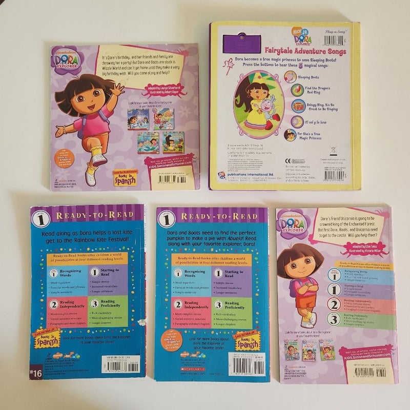 Dora Book Lot of 5