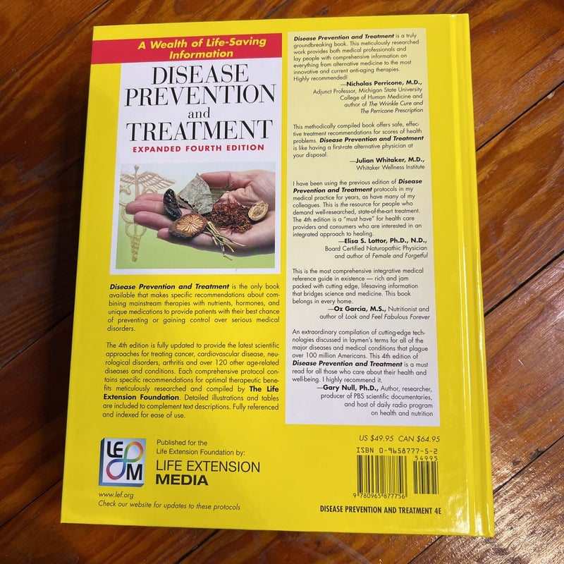 Life Extension: Disease Prevention and Treatment