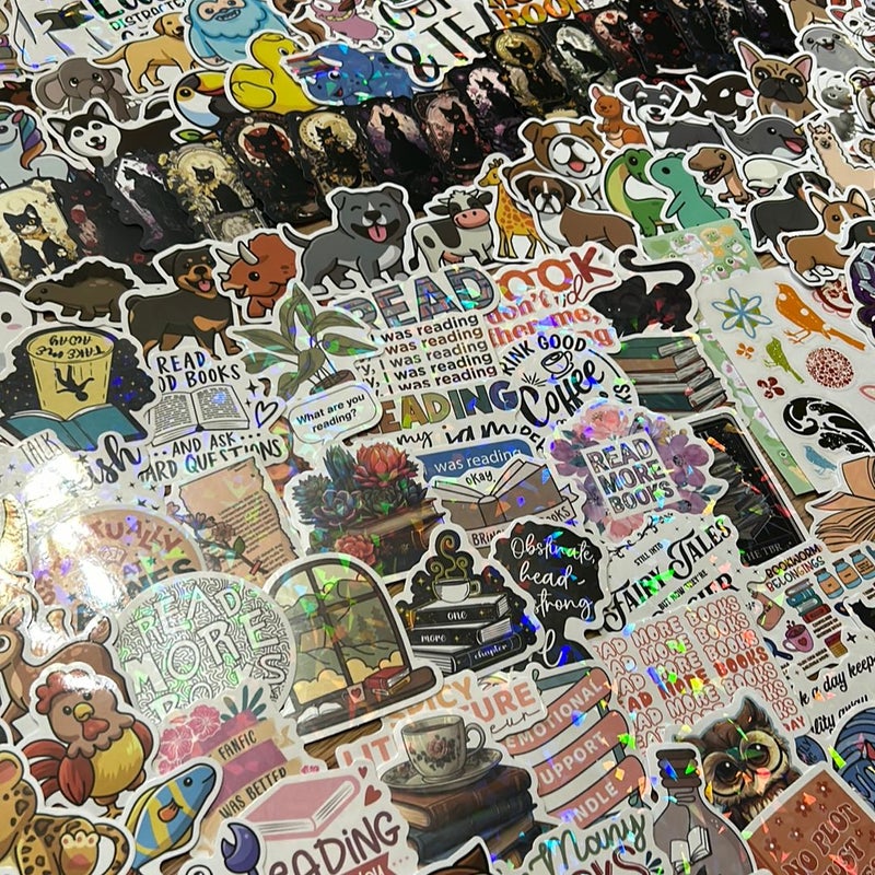 10 mystery stickers