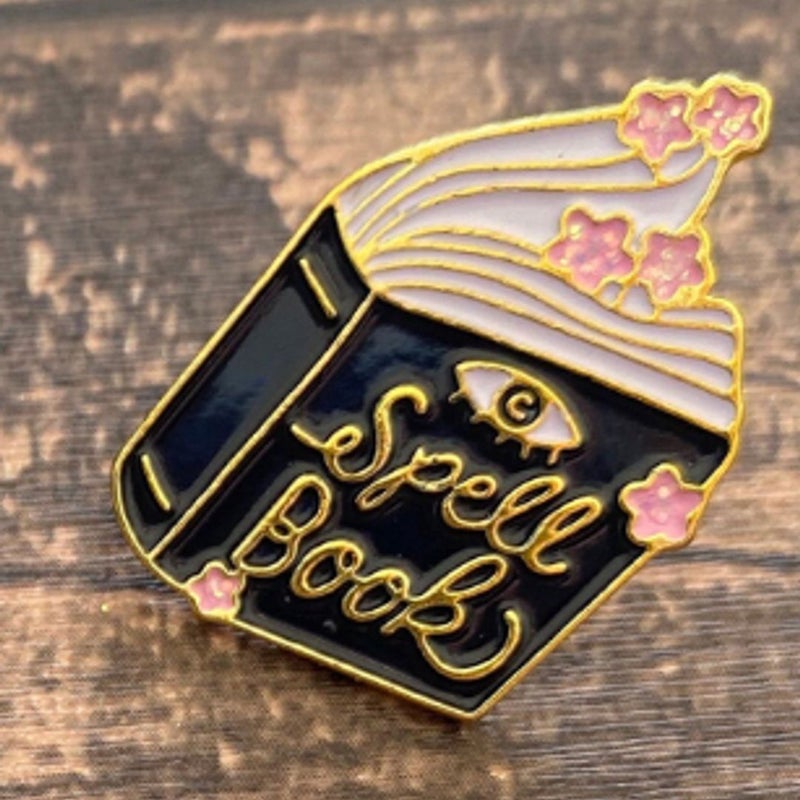 Spell Book Enamel Pin 