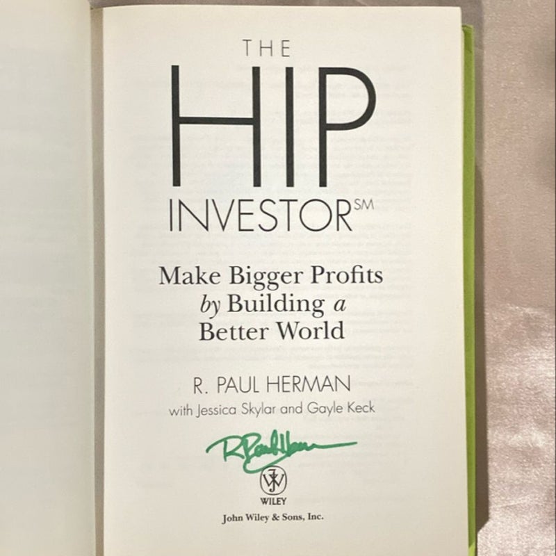 The HIP Human Impact + Profit Investor