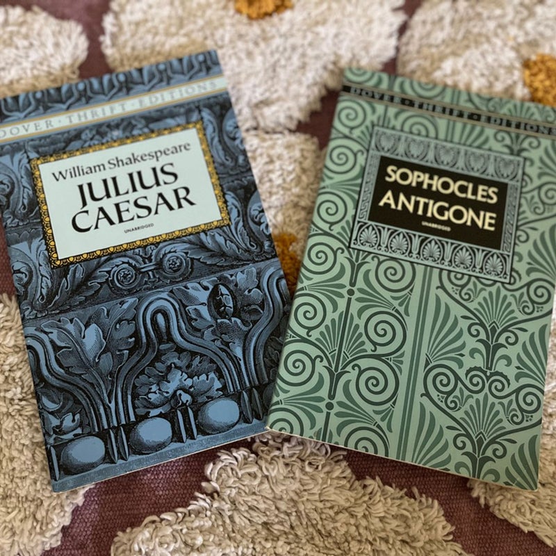 Sophocles Antigone AND Julius Caesar 