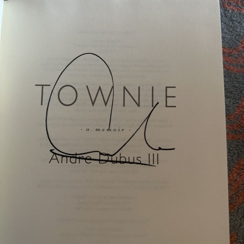 (First Printing Signed Copy) Townie