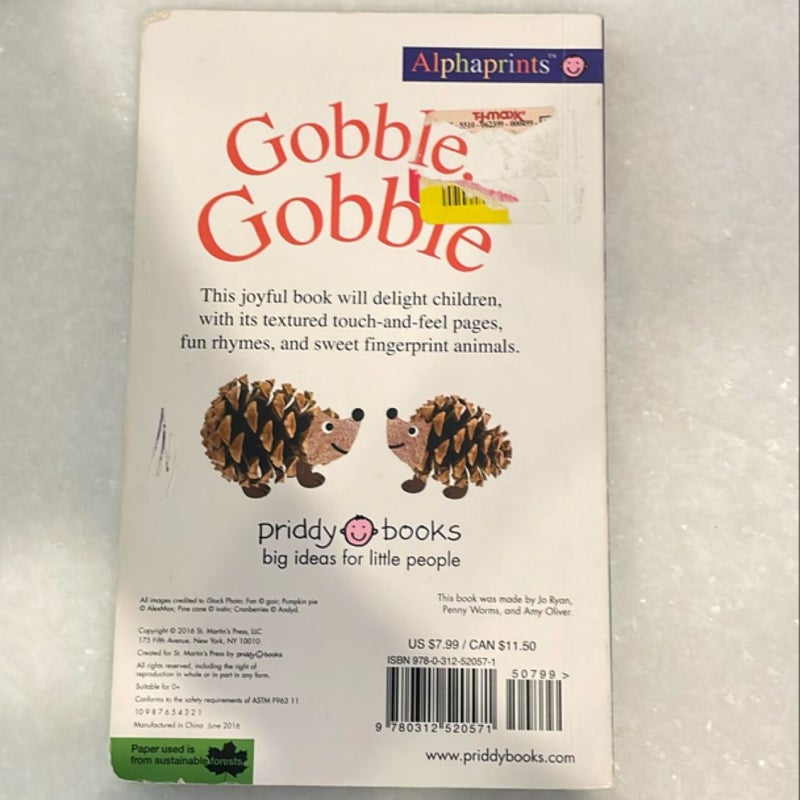 Alphaprints: Gobble Gobble