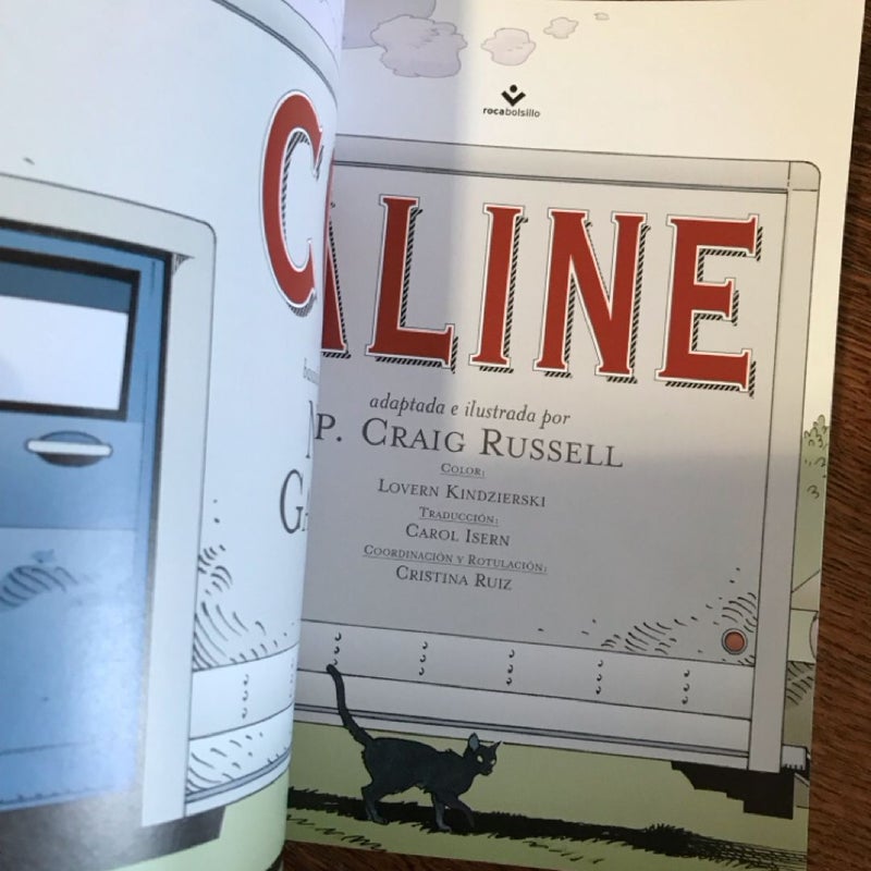 Coralline ~ Spanish Illustrated Novella Graphic Novel 2015 Edition YA Horror Fantasy Fiction *HTF*