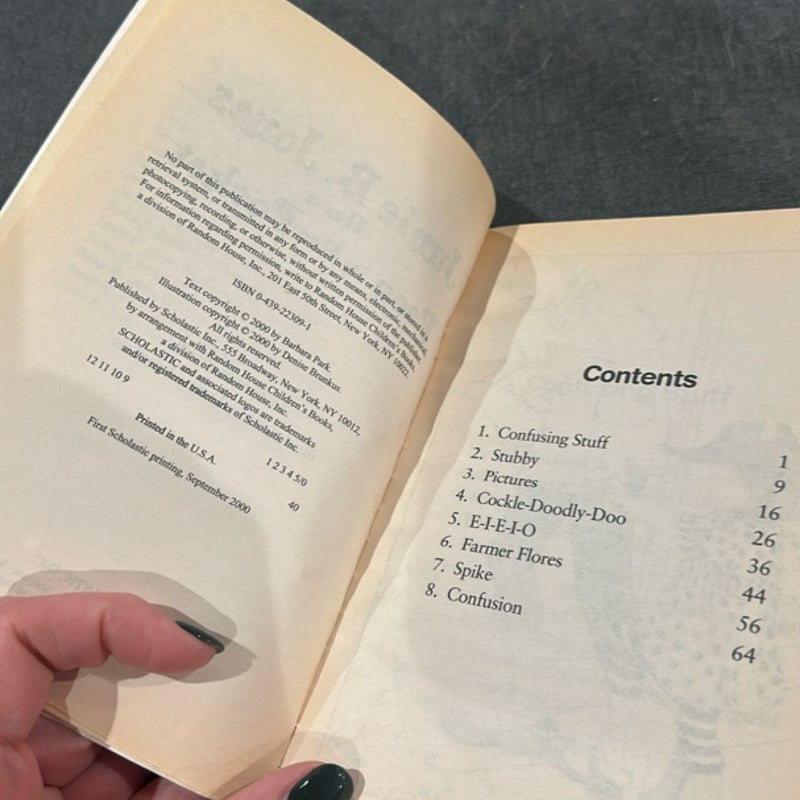 Junie B. Jones Has a Peep in Her Pocket