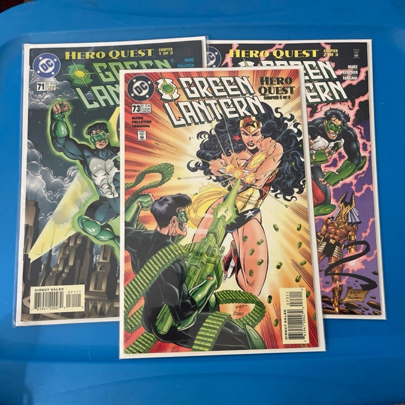 Green Lantern: “Hero Quest” (1996) set of 3