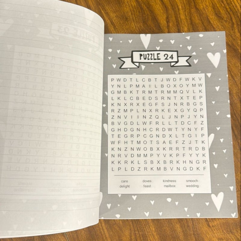 Rad Valentine's Day - a Word Search for Kids 8-12 Years Old