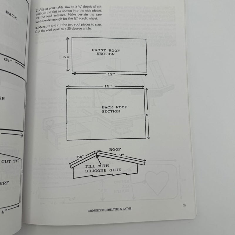 Birdfeeders, Shelters and Baths