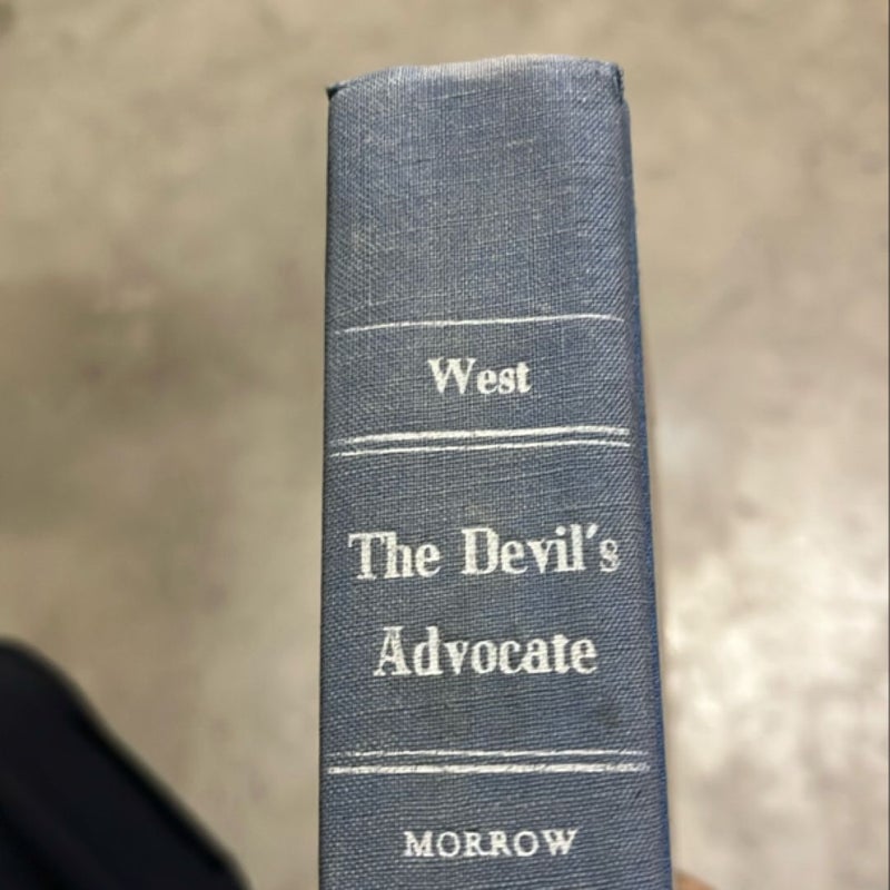 The Devils Advocate Morris West First Edition 1959