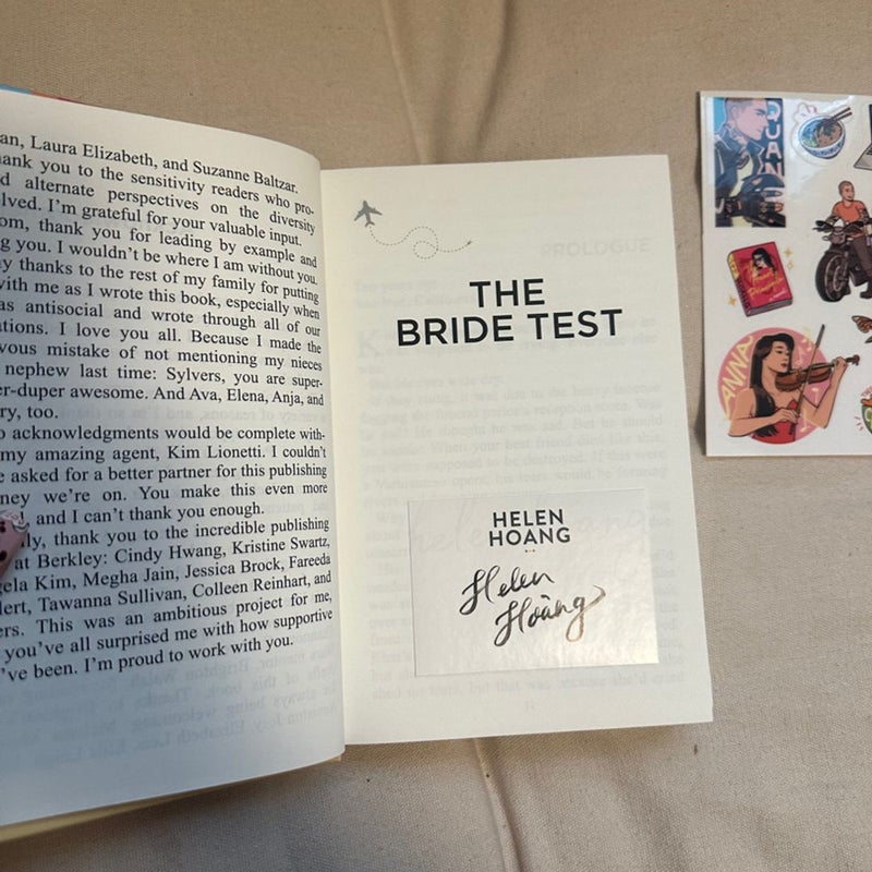 The bride test, special edition signed Helen Hoang