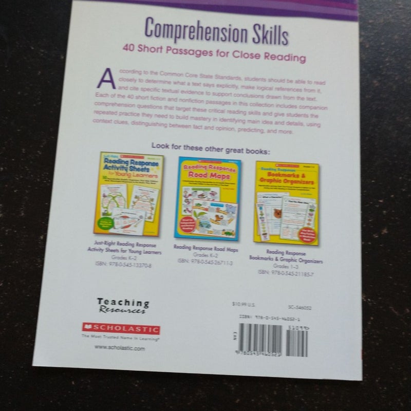 Comprehension Skills: Short Passages for Close Readining Bundle