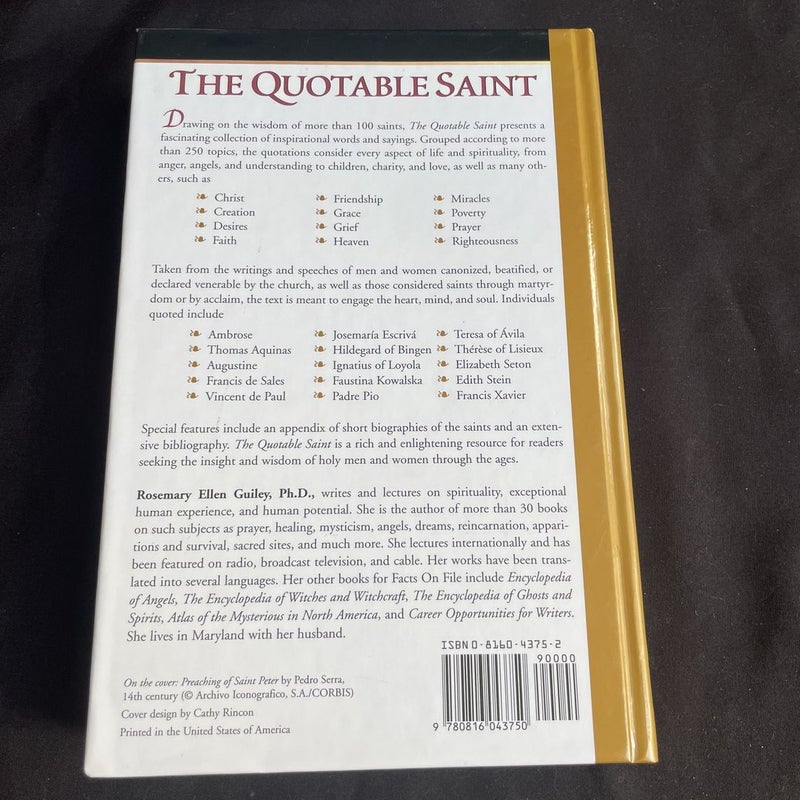 The Quotable Saint