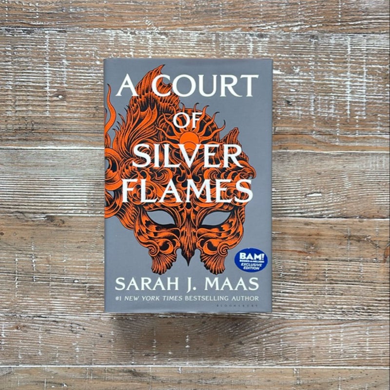 A  Court of Silver Flames. BAM Books-A-Million Exclusive. Very Rare Edition. 