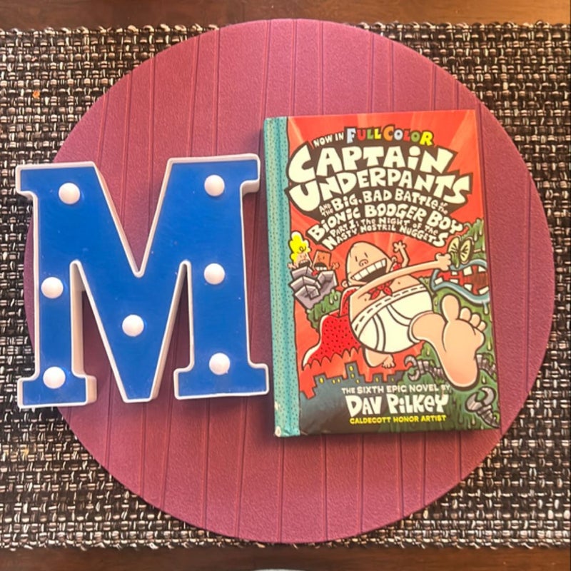 Captain Underpants and the Big, Bad Battle of the Bionic Booger Boy