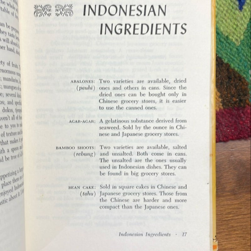 Indonesian Cookery (1963)