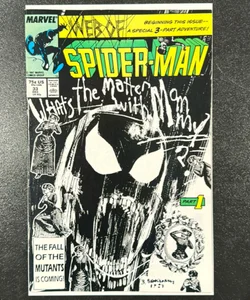 Web of Spider-Man # 33 Part 1 Dec 1987 Marvel Comics  