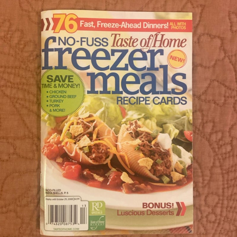 Taste of Home No-Fuss Freezer Meals