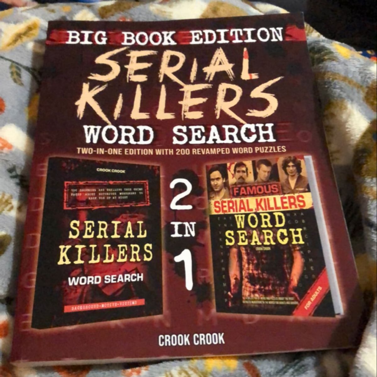 Serial Killers Word Search Big Book Edition by Crook Crook