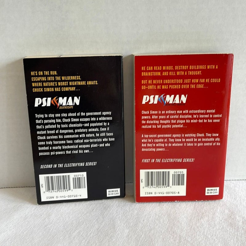 PSI MAN books 1-3 & 5 & 6