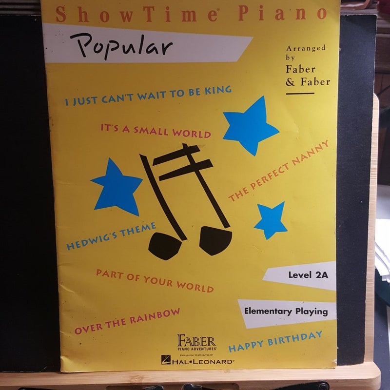 ShowTime Piano Popular - Level 2A