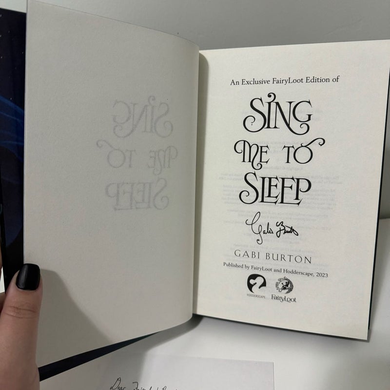 Sing Me to Sleep- Fairyloot Exclusive