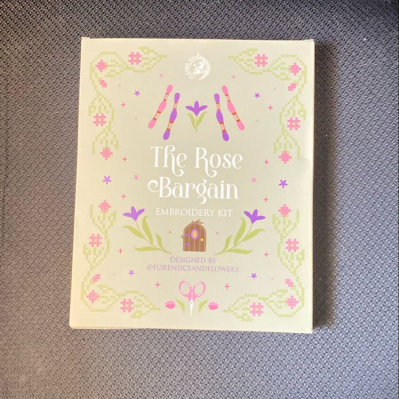 The Rose Bargain Embroidery Kit