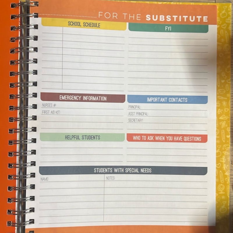 3 Birds Design:  Teacher Planner