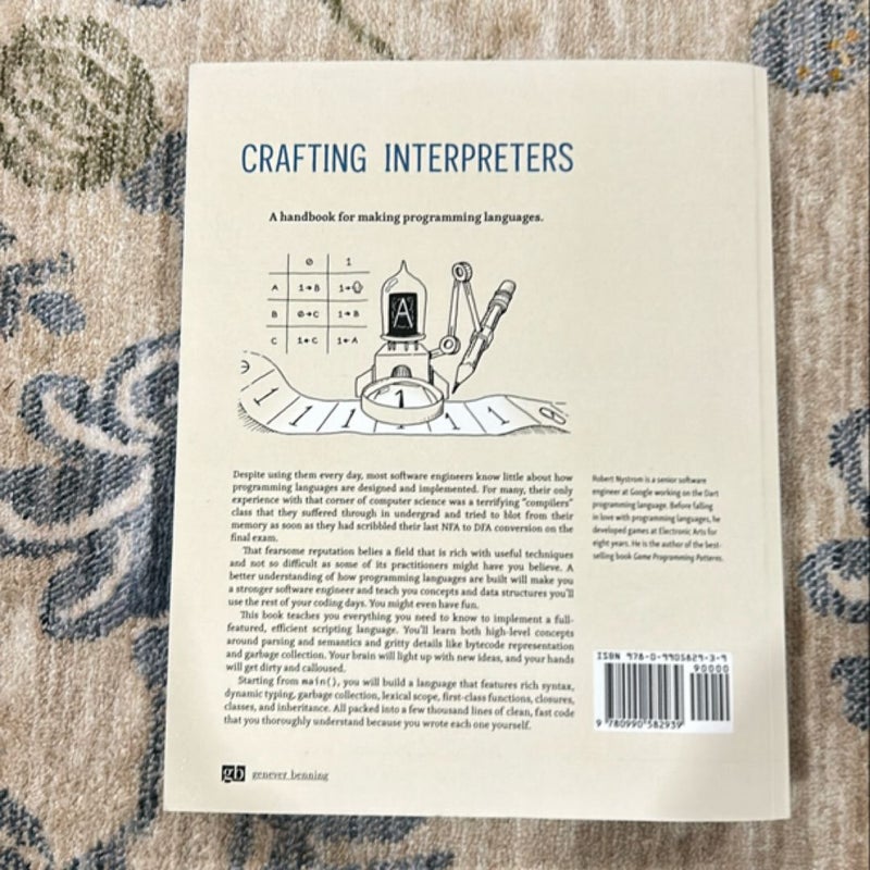 Crafting Interpreters　Robert Nystrom Crafting Interpreters by Robert Nystrom