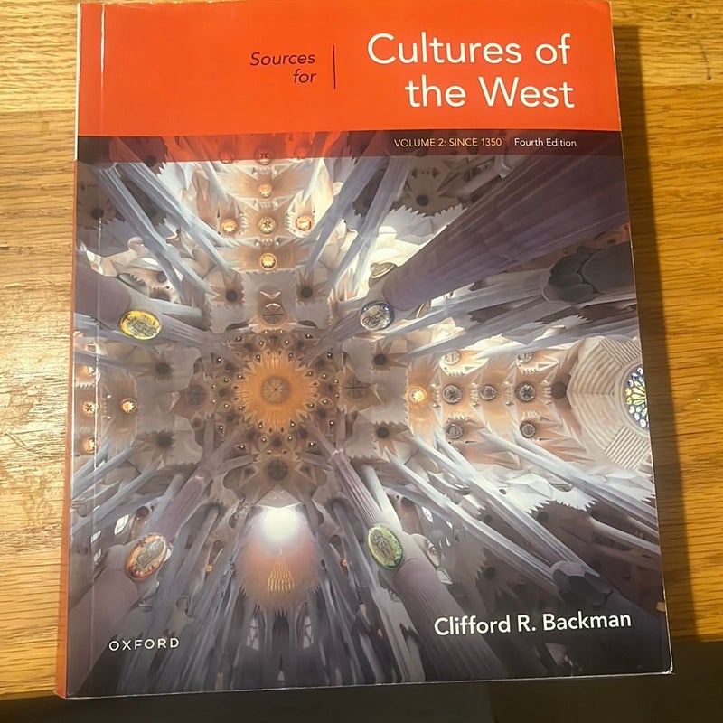 Sources for Cultures of the West, Volume 2