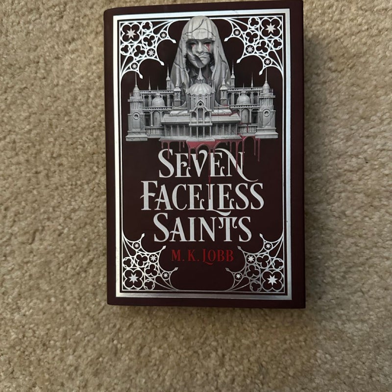 Seven Faceless Saints signed Fairyloot edition