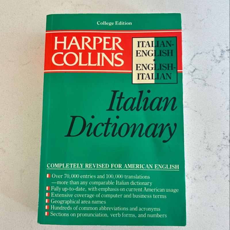 Harper Collins Italian Dictionary