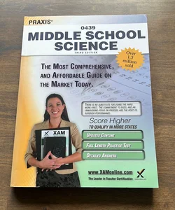 Praxis Middle School Science 0439 Teacher Certification Study Guide Test Prep
