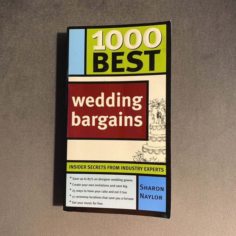 1000 Best Wedding Bargains