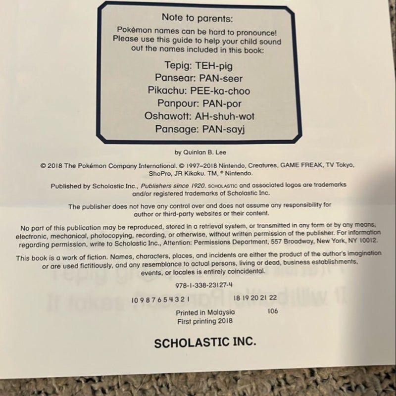 Pokemon Phonics Time to Battle *2018 1st edition