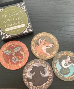 Fairyloot Only a Monster Coasters
