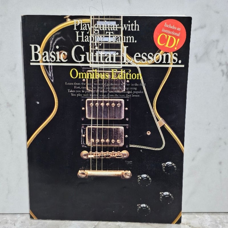 Basic Guitar Lessons Bks. 1-4 : Play Guitar with Happy Traum by Happy Traum (1995, Compact Disc / Trade Paperback, 