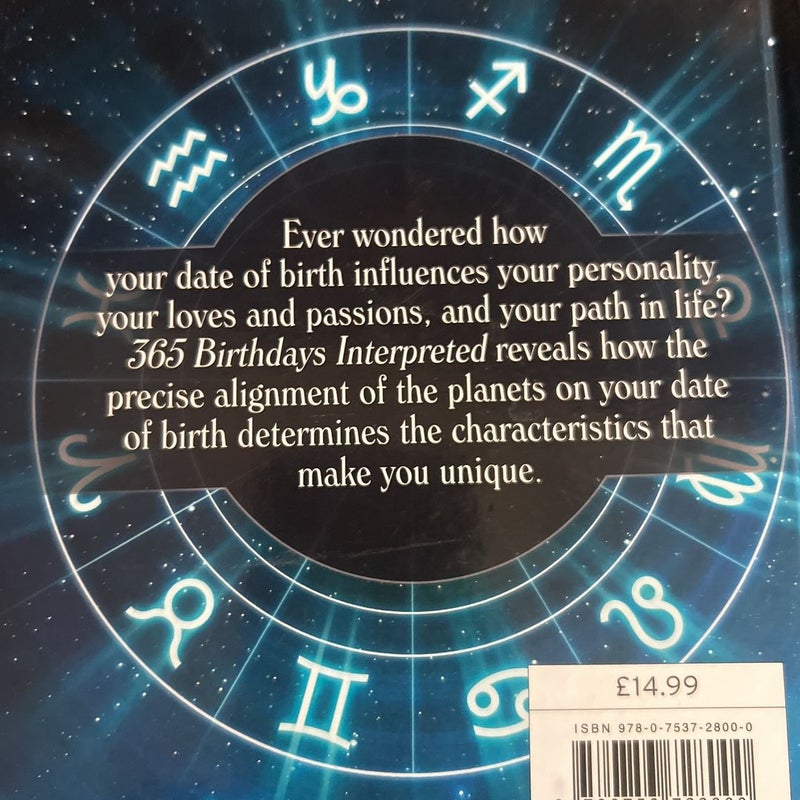 365 Birthdays Interpreted