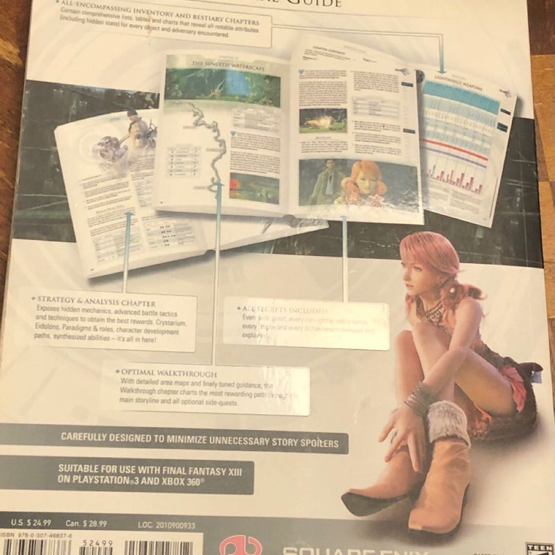 Final Fantasy XIII (PIGGYBACKINTERACTIVE.com) SquareEnix Gaming book