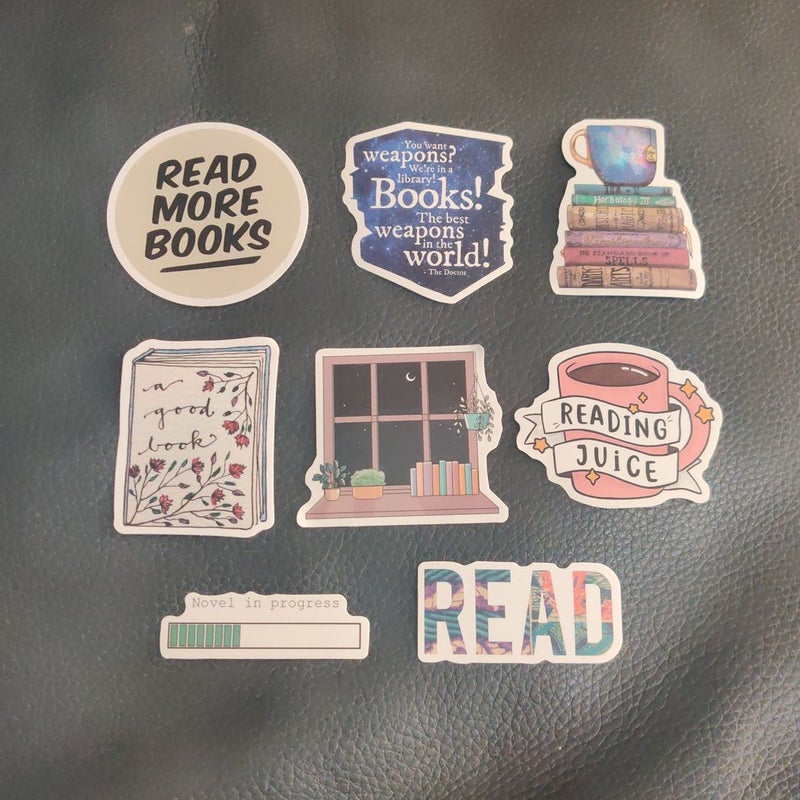 Book-themed Stickers 5